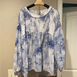 ODDY Cloudy Sky blue blouse.